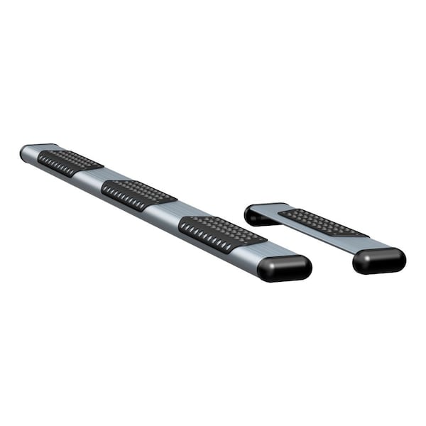 O-MEGA II 6IN OVAL STEPS SILVER POWDER COAT